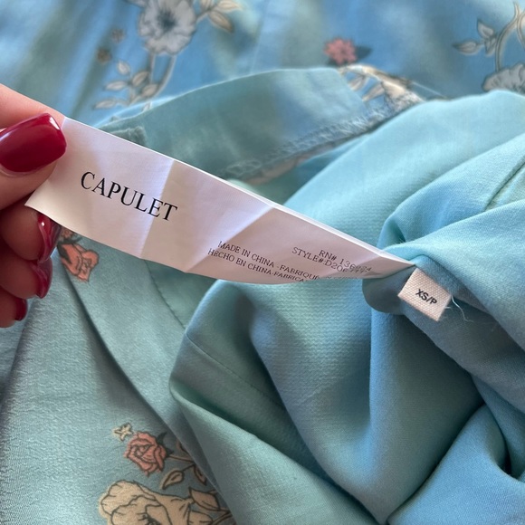 CAPULET Camille Midi Dress in Poppy Print Sz XS - Picture 7 of 8